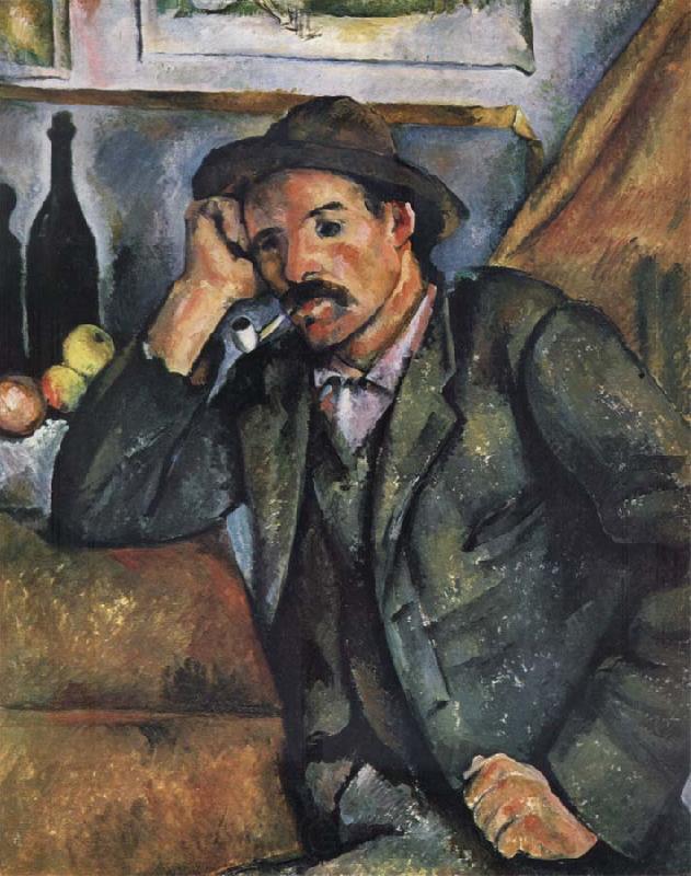 Paul Cezanne The Smoker Norge oil painting art
